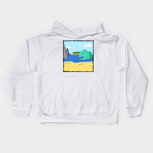 Strange ocean life Kids Hoodie